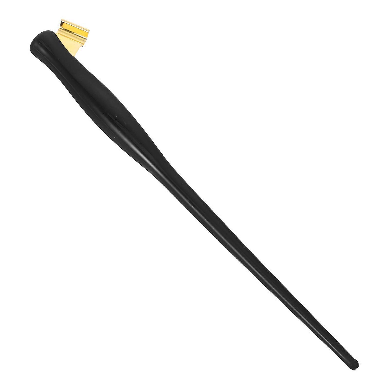 Elegant Script Calligraphy Dip Pen Holder For Calligraphy Enthusiasts Crafted From Resin Black 1Pcs Tool For Writing Practice