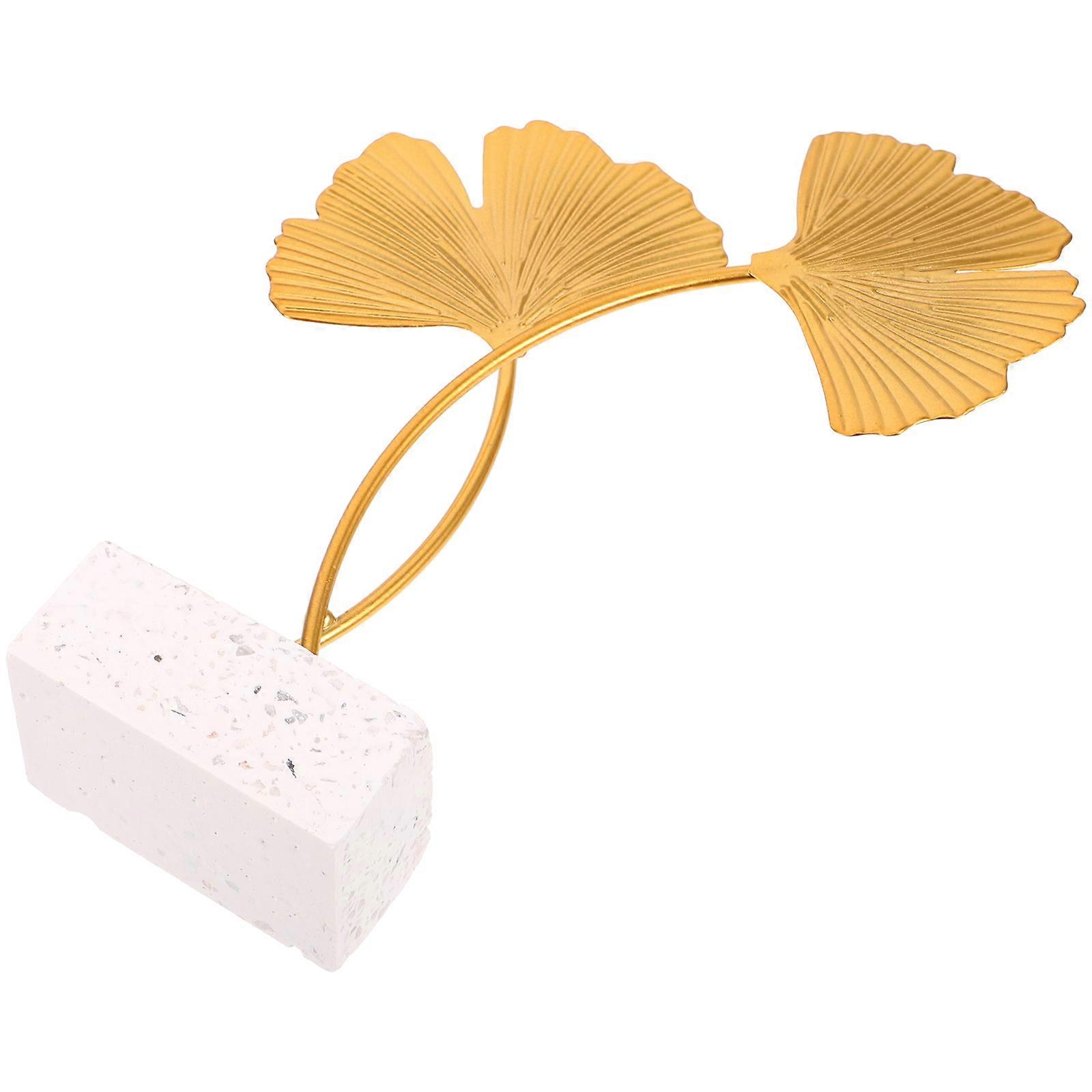 Ginkgo Leaf Craft Ginkgo Leaf Ornament for Home Decor 2Pcs