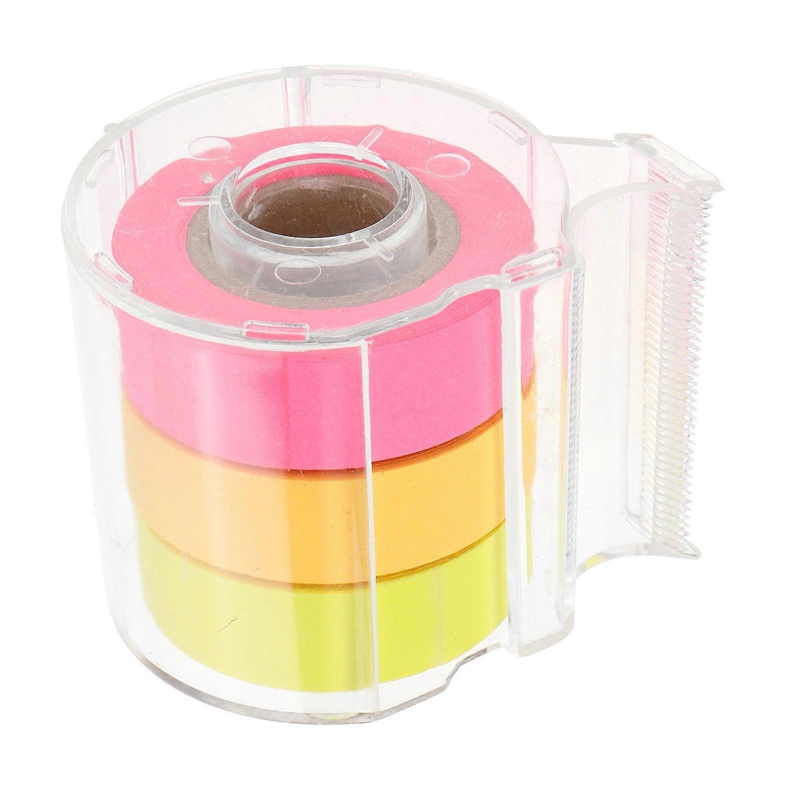 Roll Notes with Tape Dispenser Self-Stick Note Pads 3Sets for Home