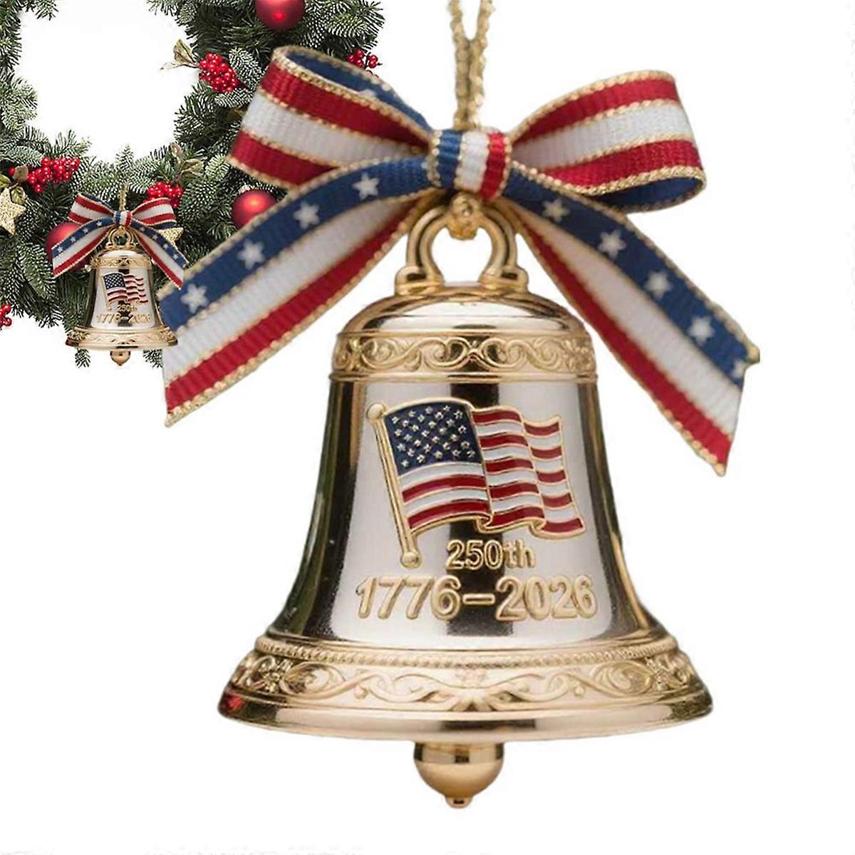 Bell Christmas US Founding Commemorative Ornament 