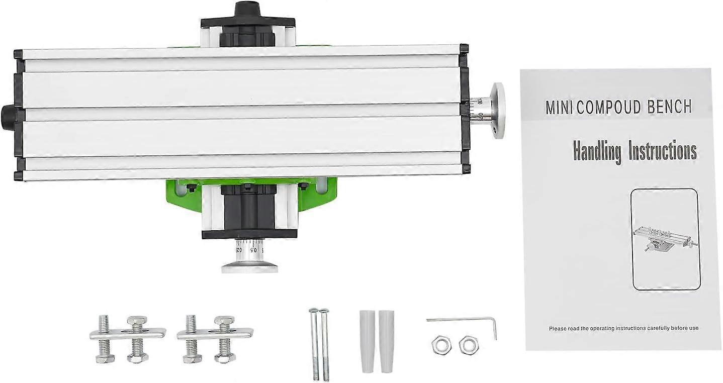2Axis Cross Sliding Bench Drill Vise Aluminum Alloy Milling Table For Mini Table Drills And Electric Drill Holders