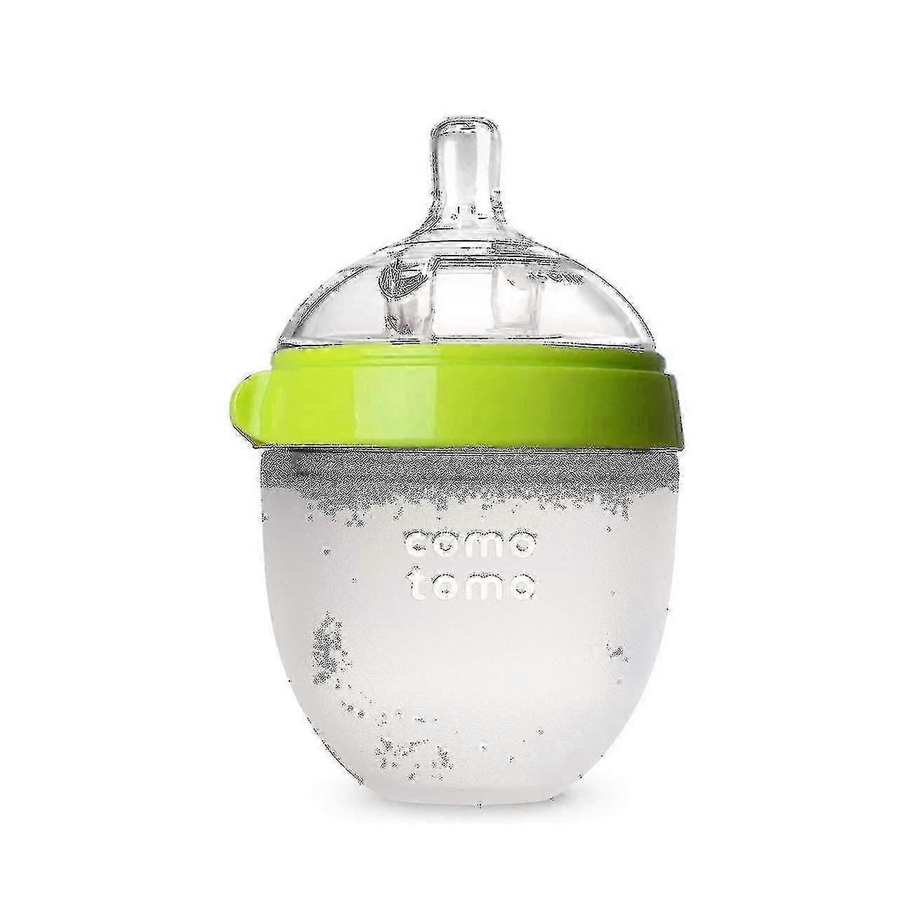 Biberón Comotomo Natural Feel 25-26, verde, 147 ml
