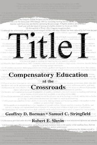 Title I: Compensatory Education at the Crossroads