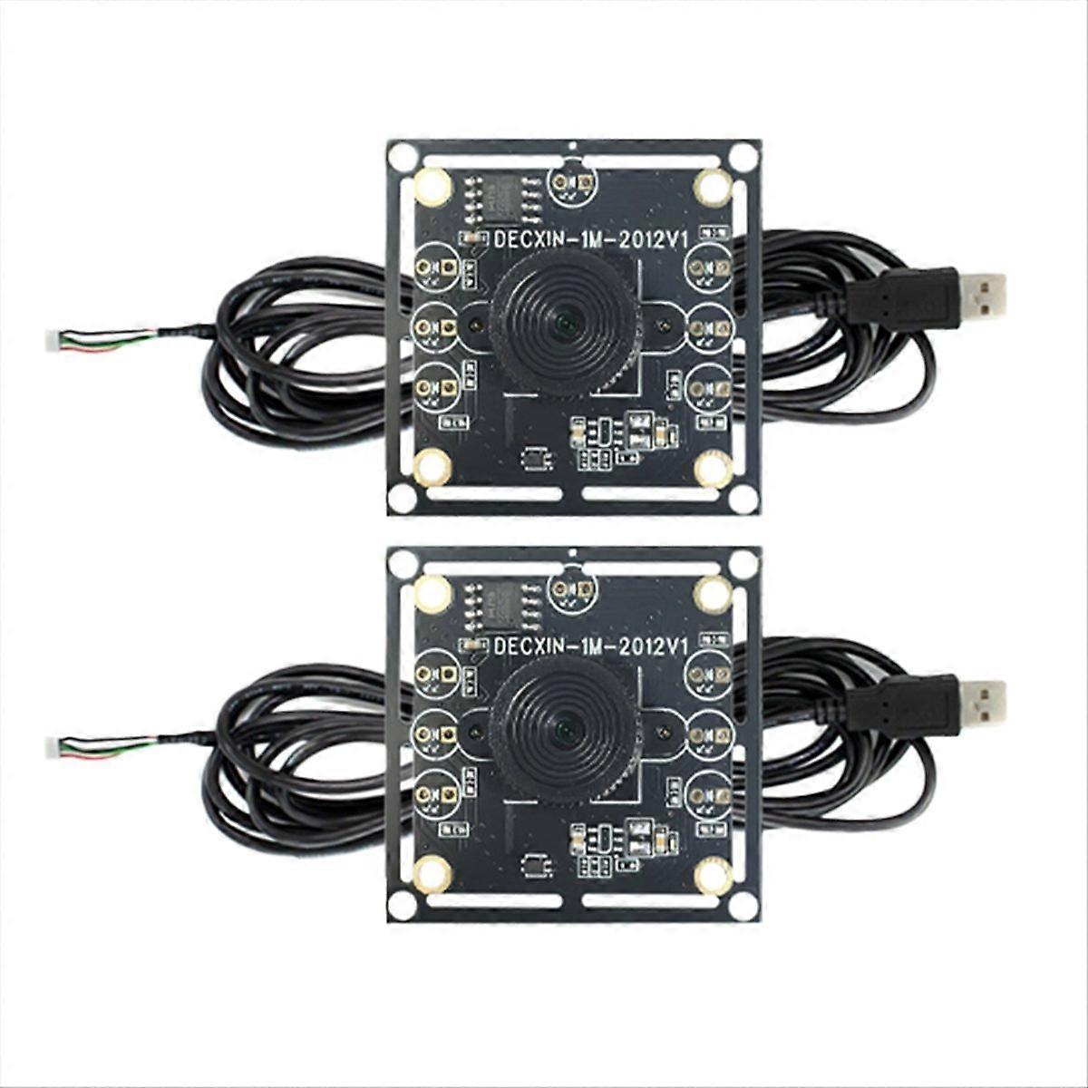  2Pcs 100 Degree Camera Module with 2 Meter Cable for WinXP/7/8/10