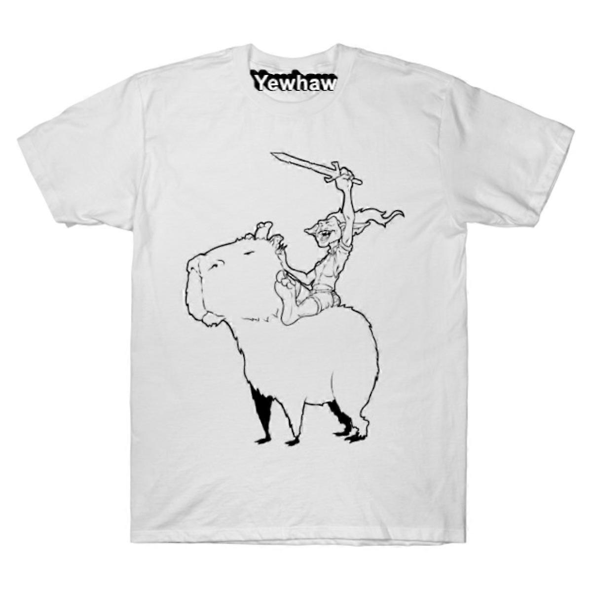 Goblin Riding Capybara T-shirt