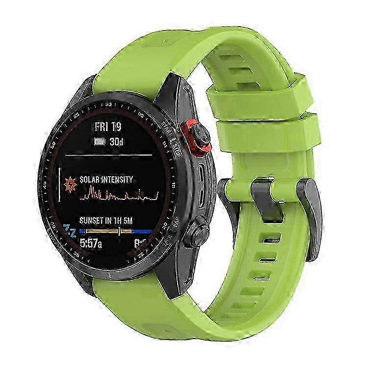 For Garmin Fenix 7X/ 7X Solar/ Tactic 7 Strap 26mm Silicone Watch Band Quick Release