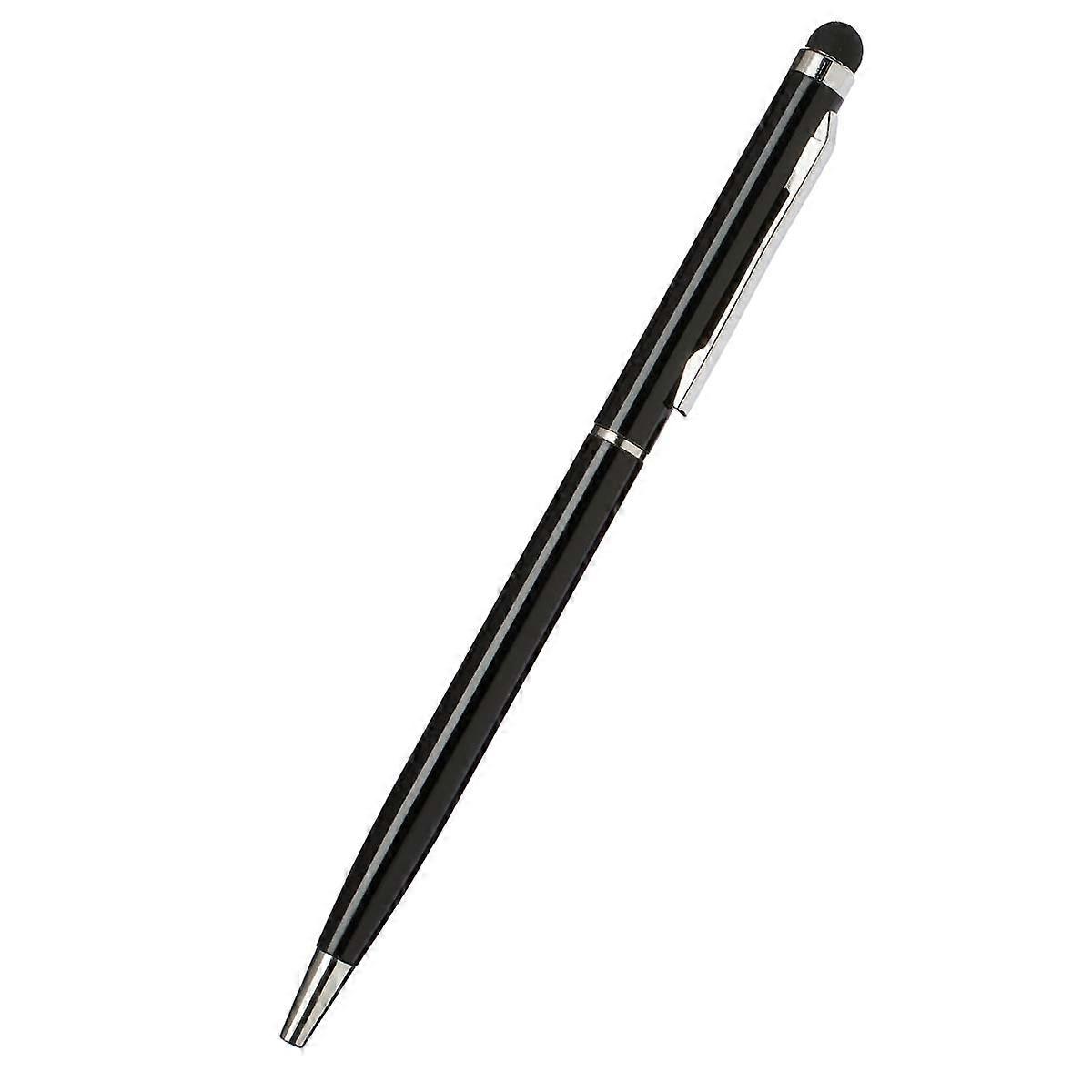 Lightweight and Practical 2-in-1 Universal Stylus with Ballpoint Function, Black