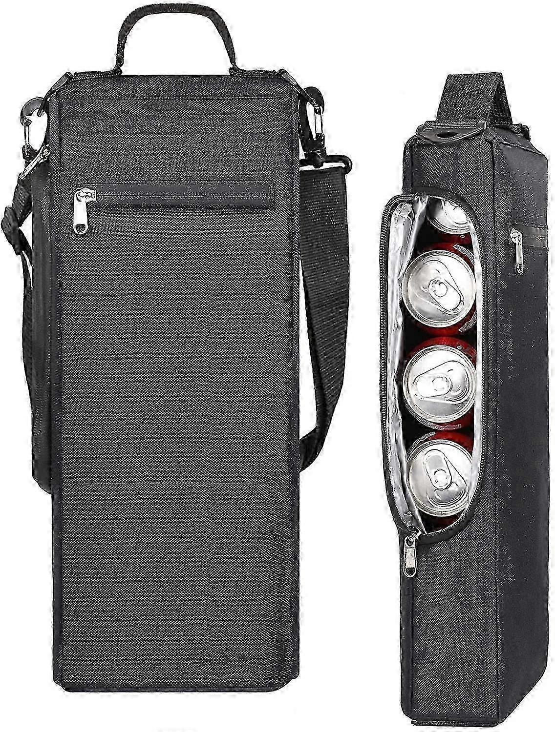Insulated soft cooler for golf holds drinks and snacks