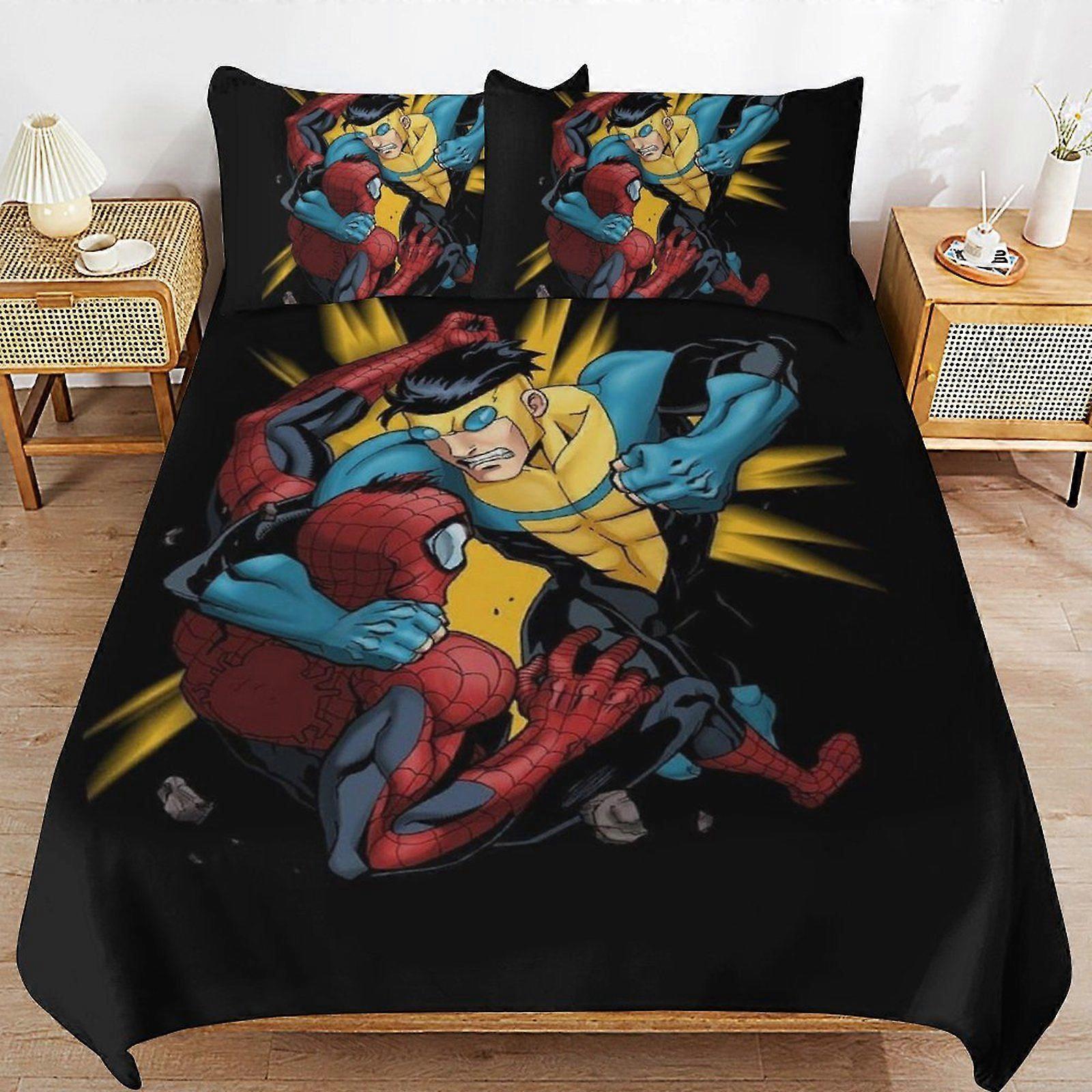 d485 Invincible Daily Routine Sleep Ready Fabric Soft Layer Long Lasting Thread Duvet Cover Sets Essentials b485