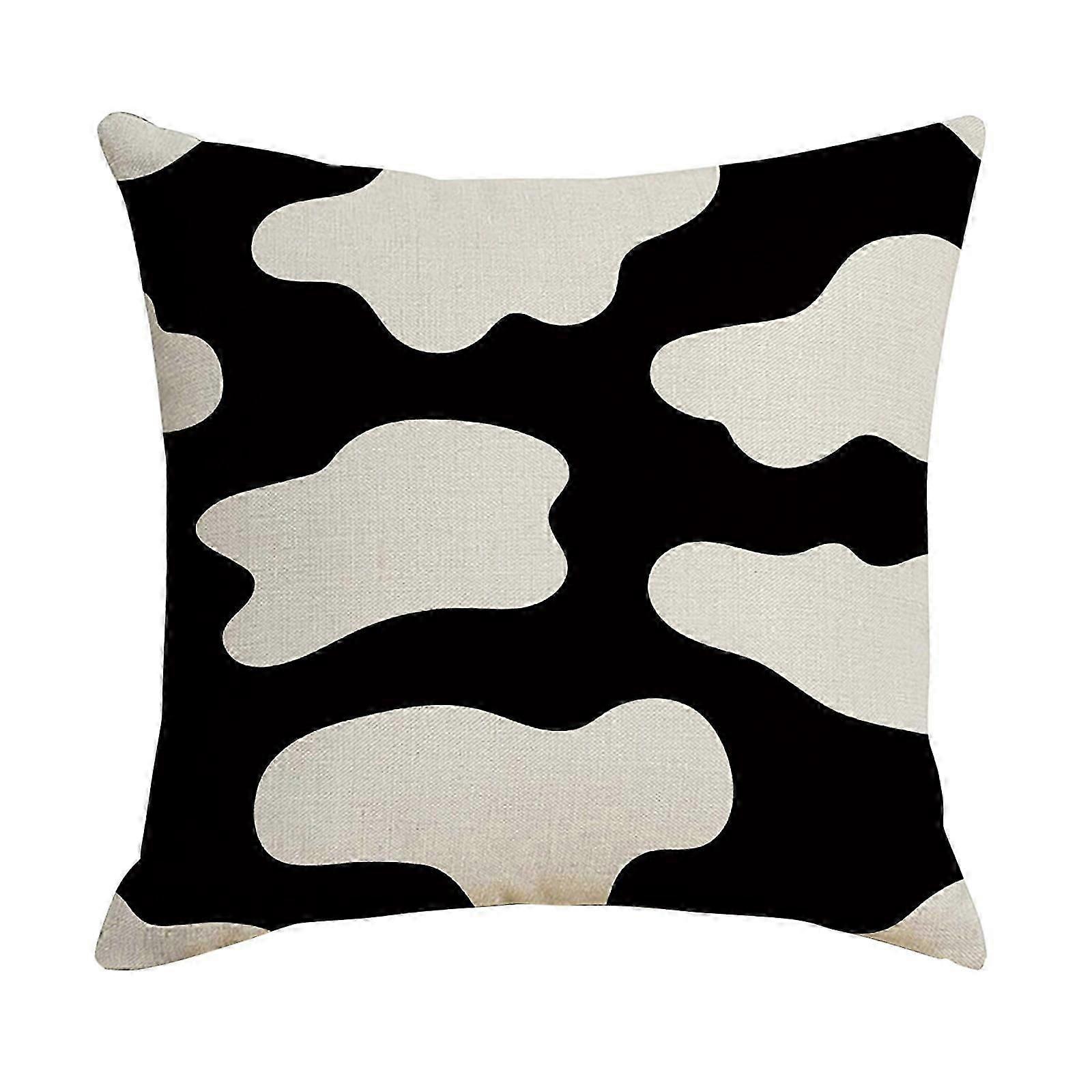 Black White Waterproof Decorative Pillow For Home And Sofa Use