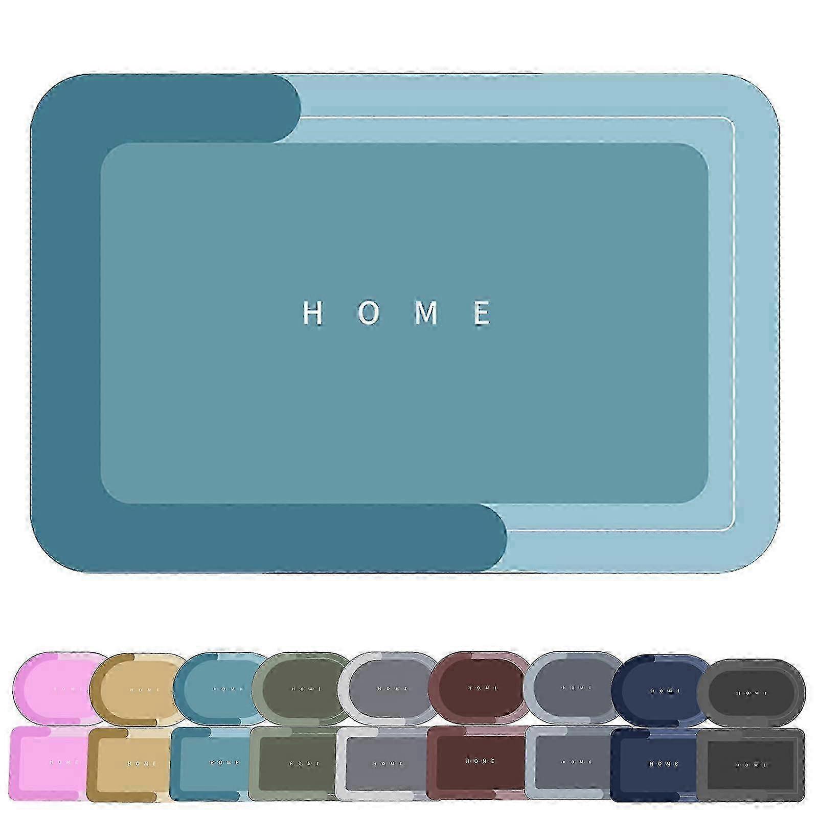 Ultra Absorbent Non-Slip Quick Dry Memory Foam Bath Mat Compatible with Various Bathroom Showers 157 x 236