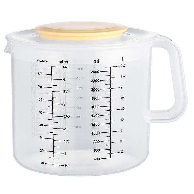 Plastic Ounce Measuring Cups and Mixing Pitcher for Baking with Lid Liquid Measuring Jugs/jar in Ml