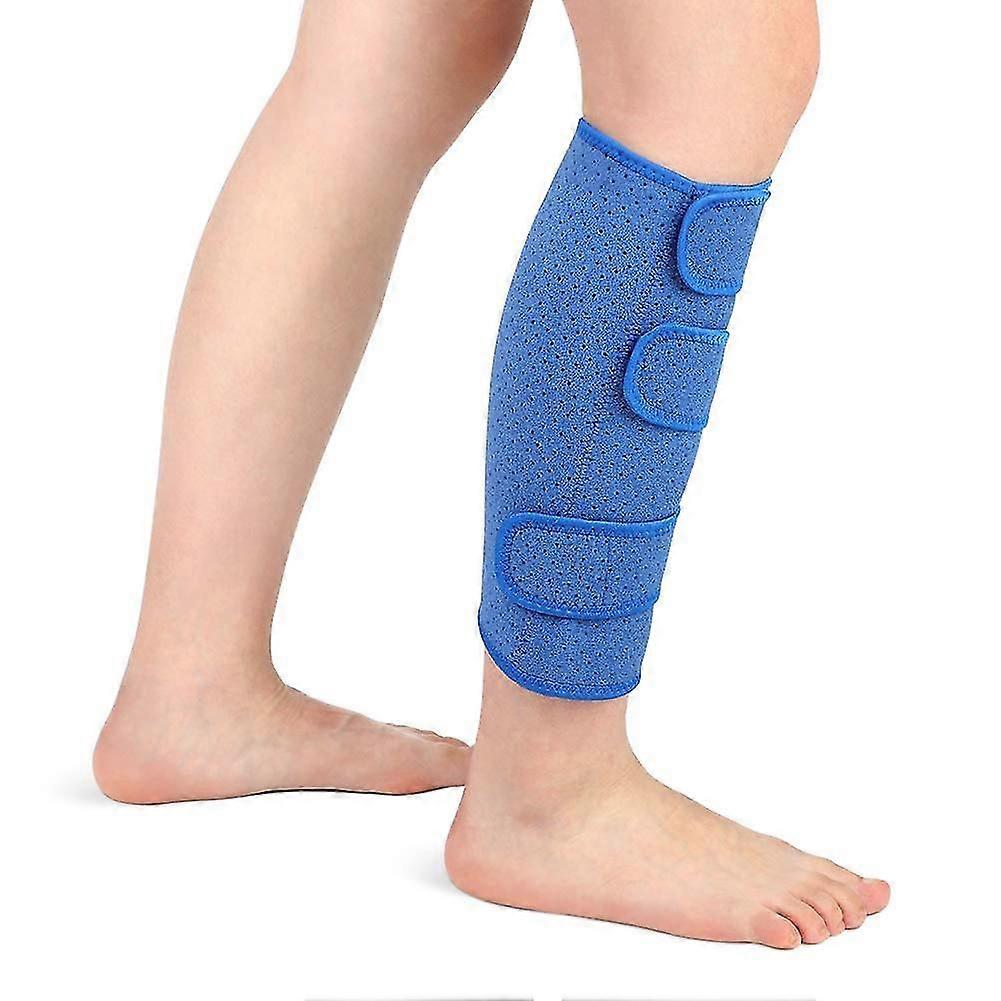 Calf Support Brace Shin Splints Compression Wrap Neoprene Calf Sleeves Adjustable Breathable Bandage