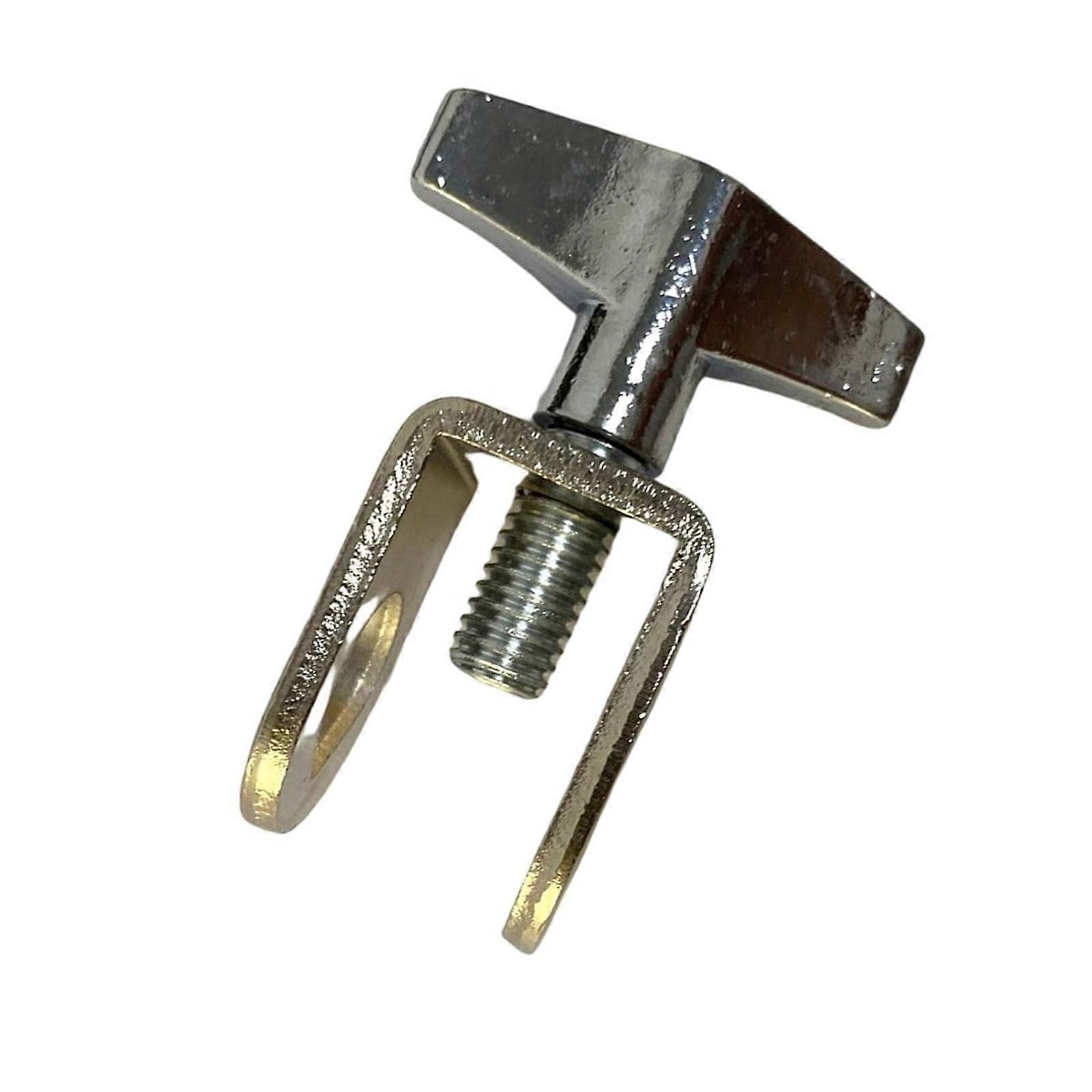 High Stability Bass Drum Bell Clamp Secure Locking Cowbell Drum Mount Quick Setups Design for Professional Drum Set Multicolor