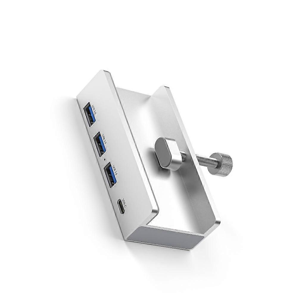 USB Hub 4 Port Splitter Adapter Docking Station with Card Reader for Laptop and PC