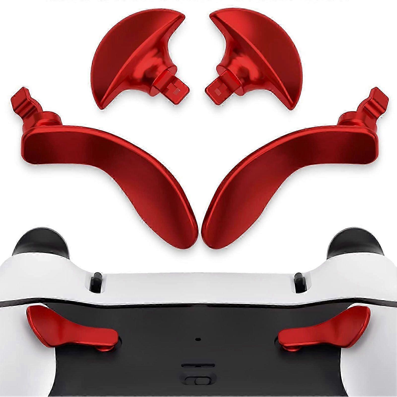 4pcs Game Controller Back Paddles Professional Replacement Metal Back Buttons for PS5 Edge Controller