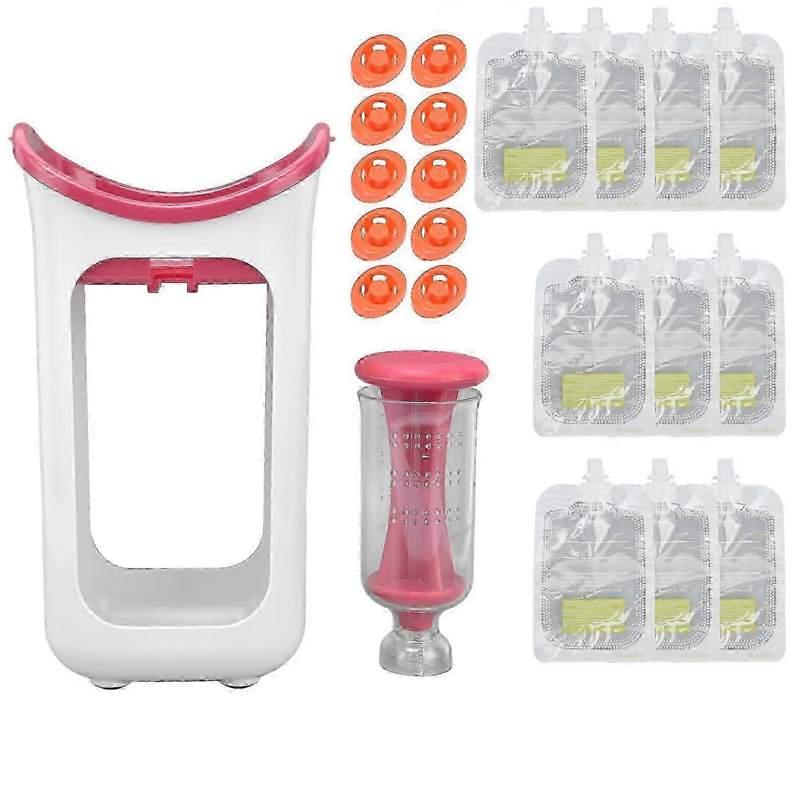 f Manual Puree Maker - Efficient Food Blender for Kitchen Use