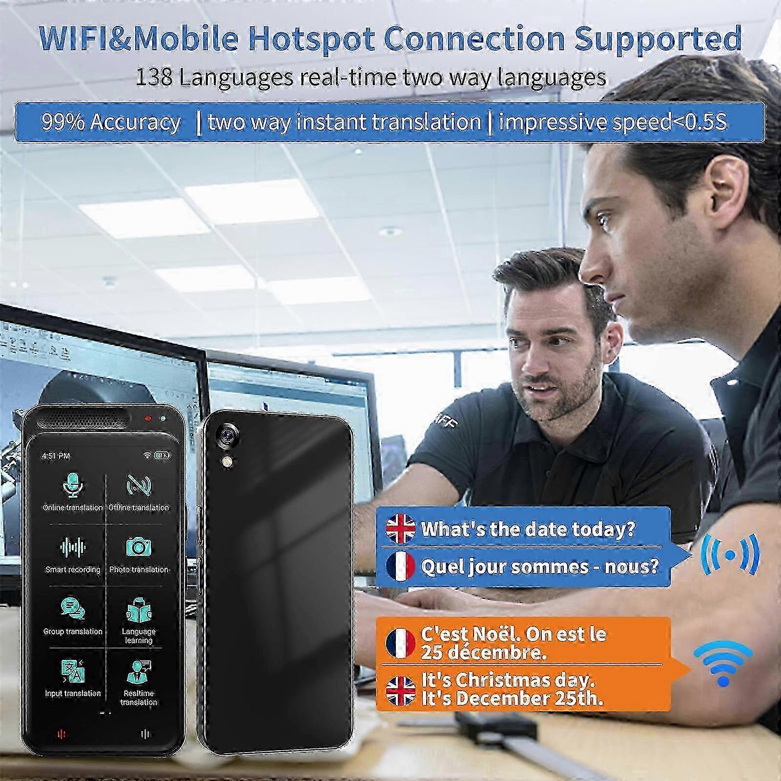 Two Way Real-Time Voice Translation in138 Languages, High Accuracy Instant Translation