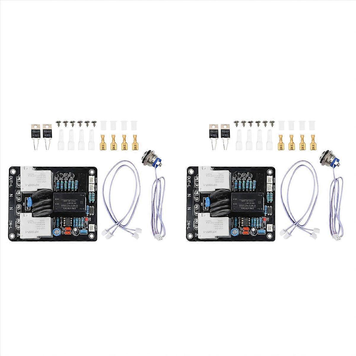 2 Set AC105-235V Amplifier Switch High Power Supply Soft Board Light Touch Double Temperature Contro