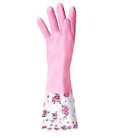 Household gloves, pink