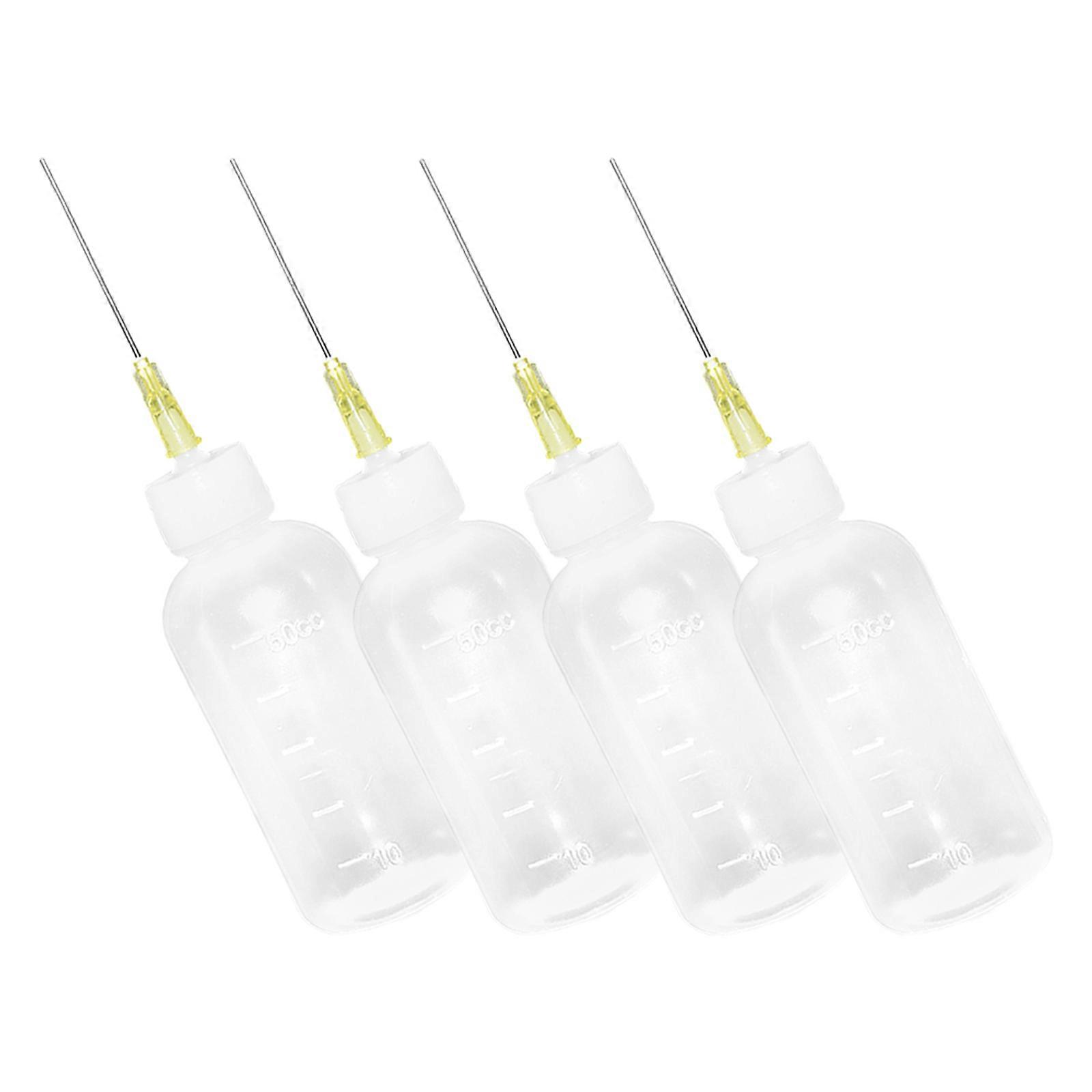 Precision Tip Glue Applicator Bottle for Wood Glue 4Pcs Pack