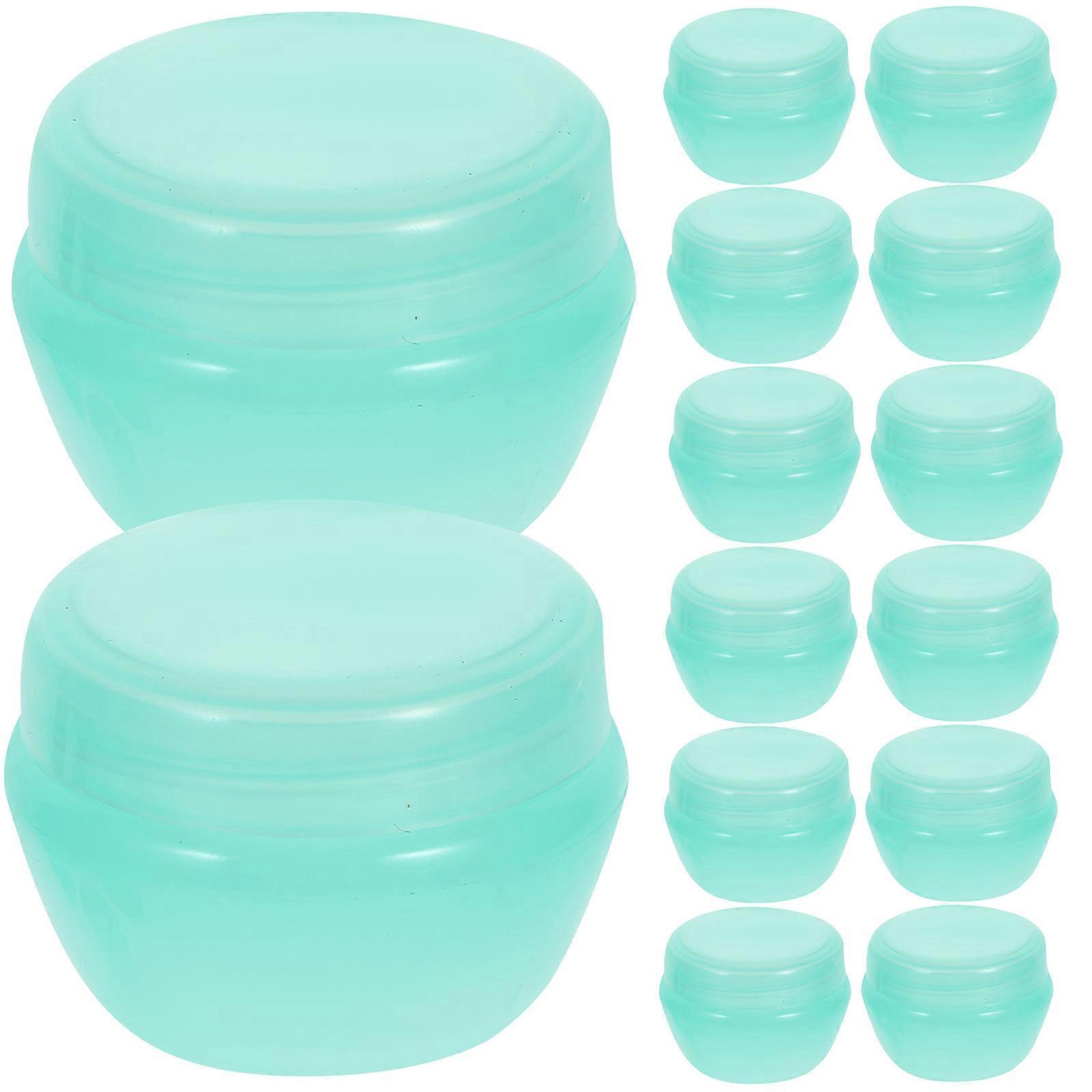 Plastic Mushroom Shape Cream Jar for Storage Use 25Pcs Containers