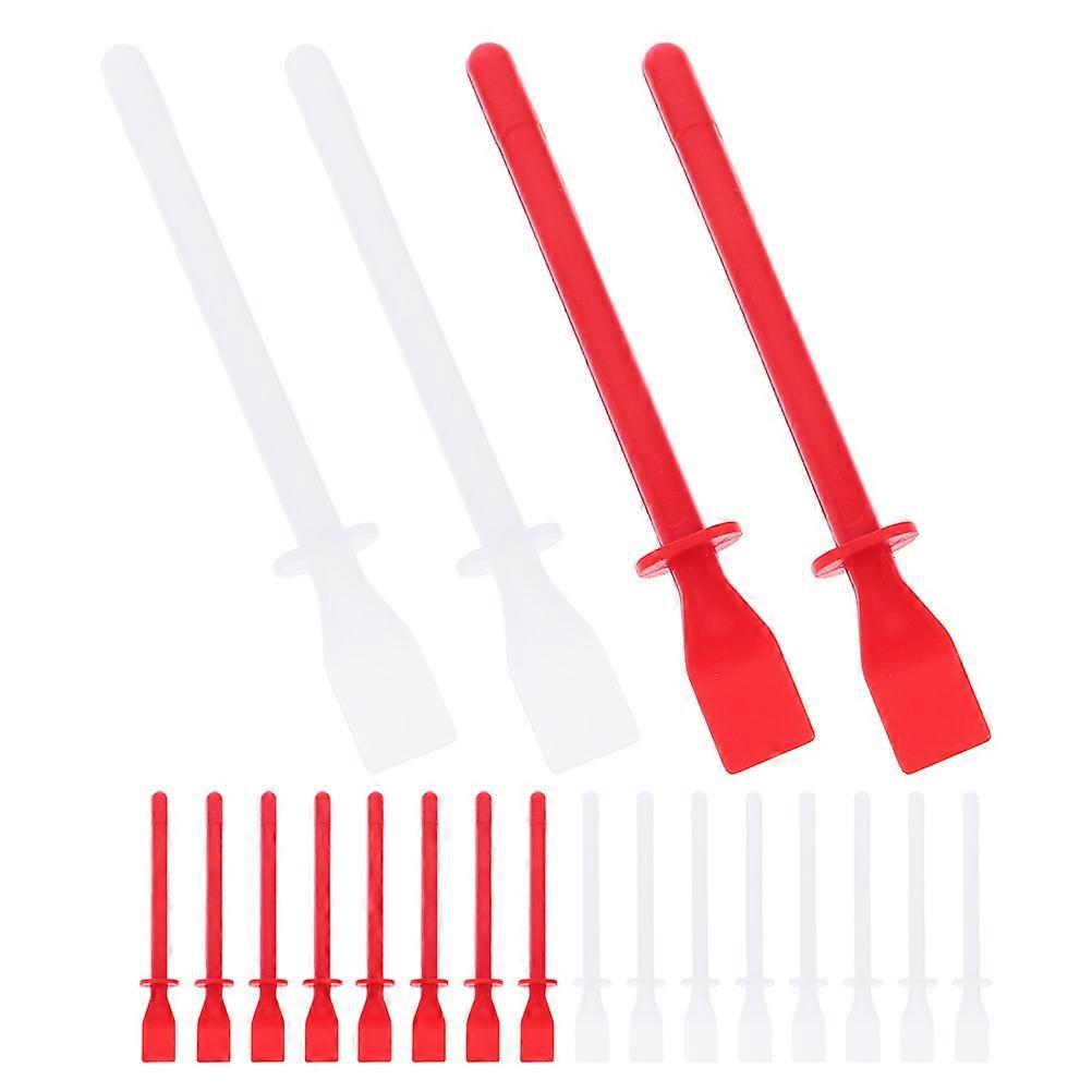 Flexible Oil Painting Sticks Assorted Color for Glue Use 20Pcs Spreader Set