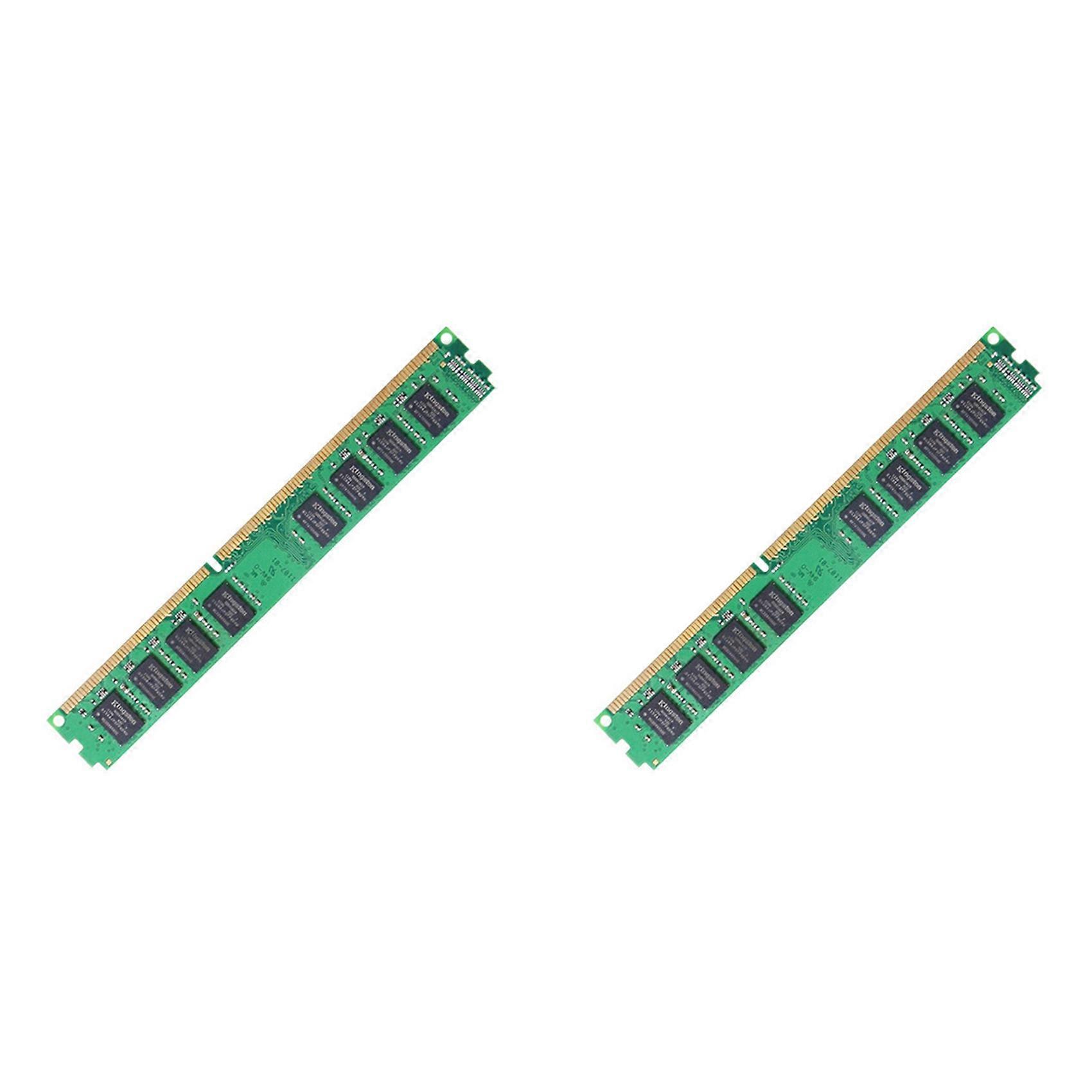 2X DDR3 2GB 1333MHz Desktop Memory RAM PC3-10600 1.5V 240 Pin DIMM Computer Memory Compatible with 1066