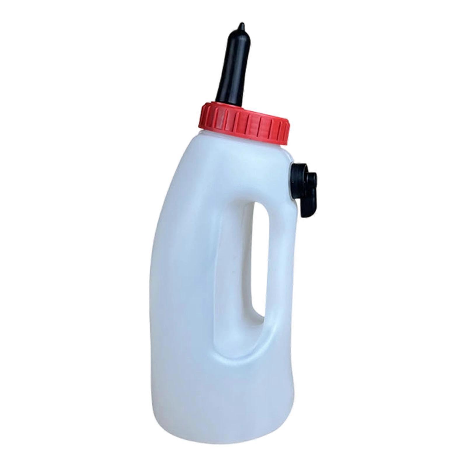 Calf Nursing Bottle Large Capacity with Nipple and Convenient Handle Livestock Tool Easy Feeding Tool Multicolor