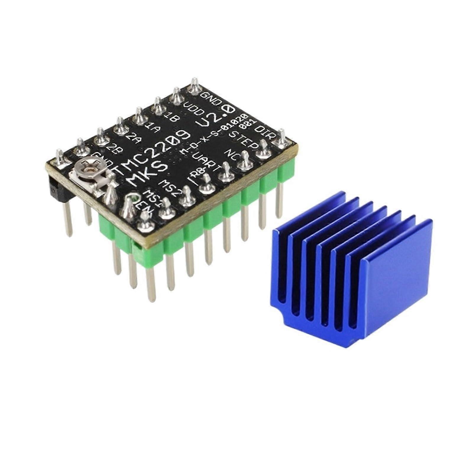 4Pack TMC2209 Stepper Motor Driver for 3D Printer, Silent  Precision Motion Control
