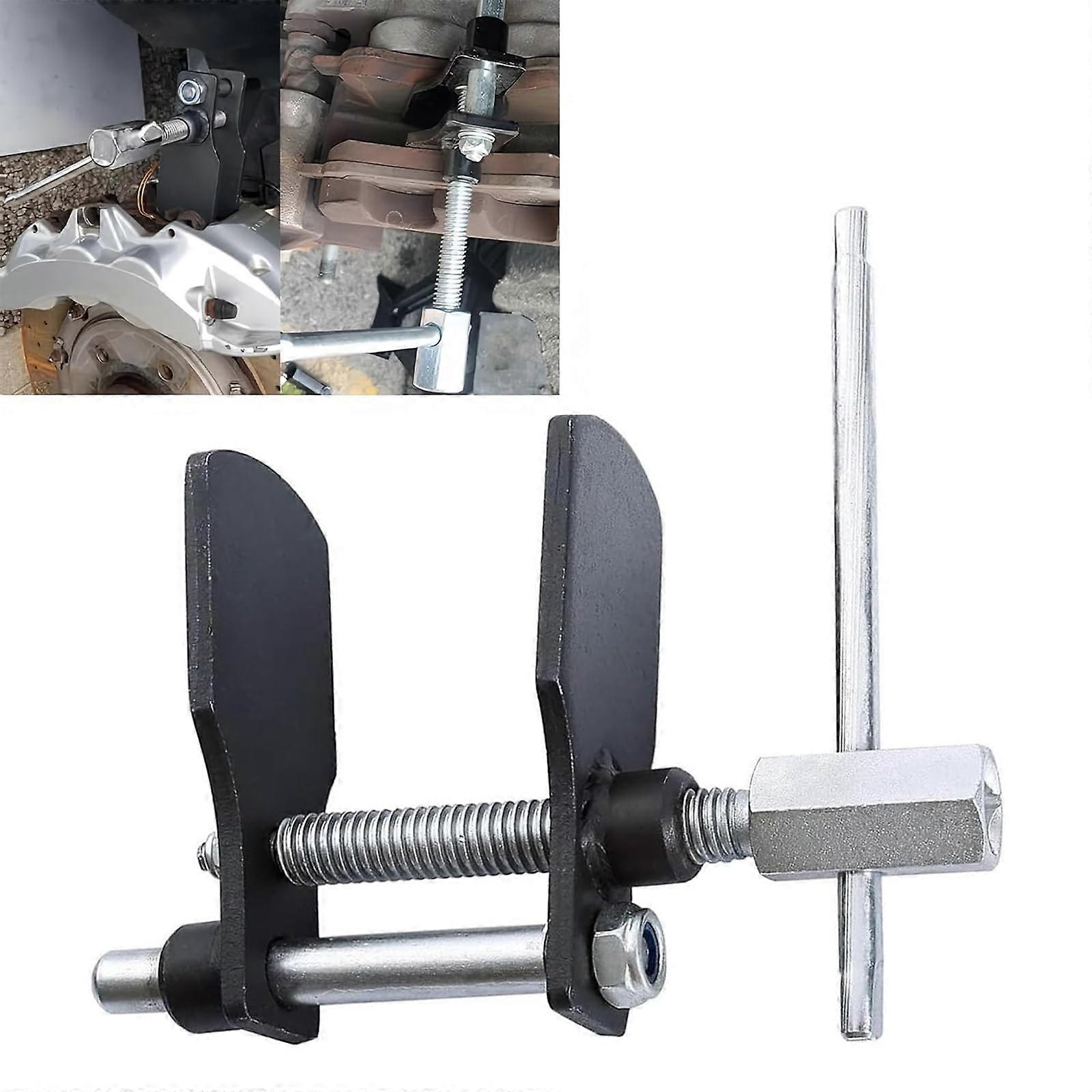 Brake Caliper Tool for Safe Piston Retraction, Universal Brake Pad Replacement and Compression
