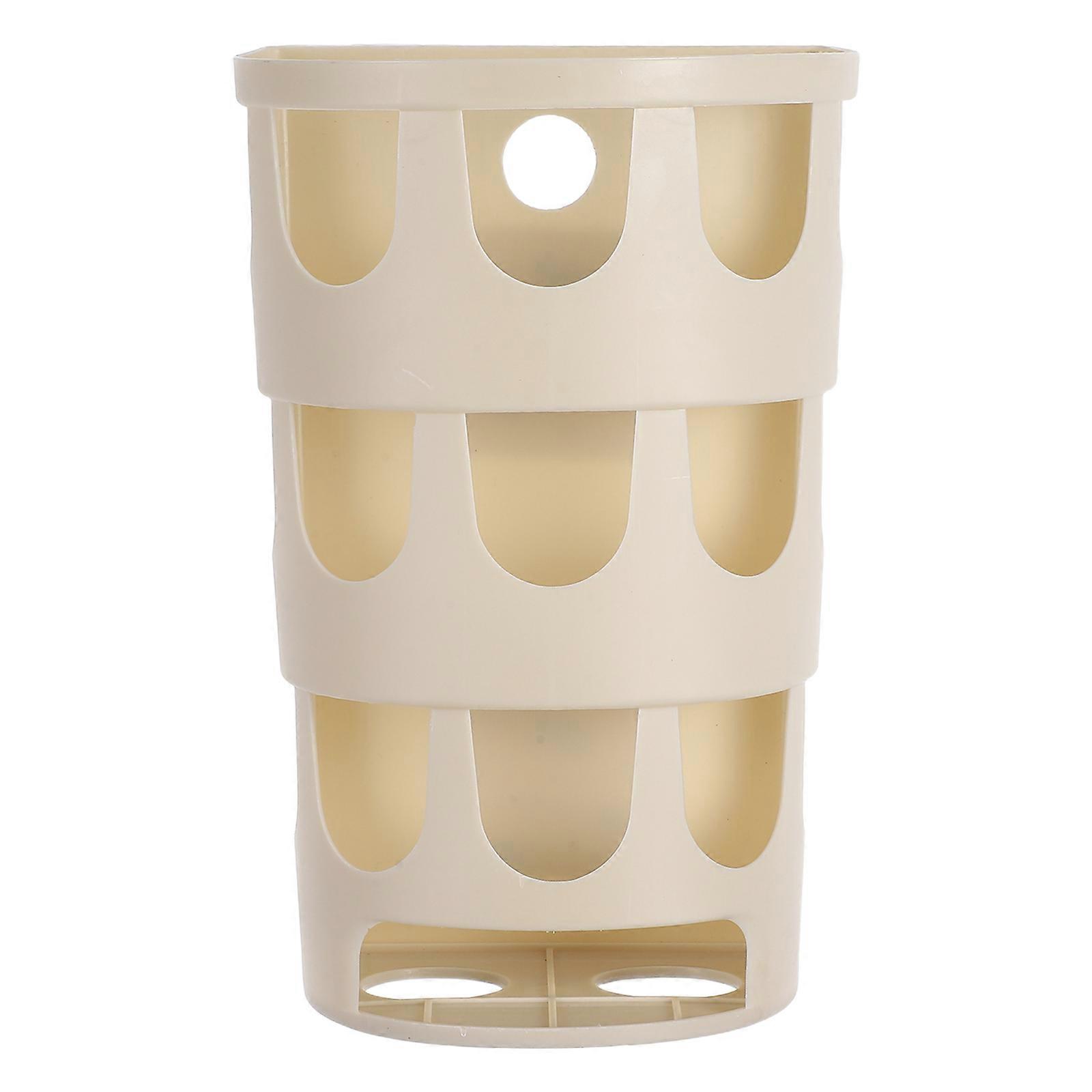 Garbage Bag Dispenser Wall Mount Organizer Trash Bag Saver Plastic Easy Stick