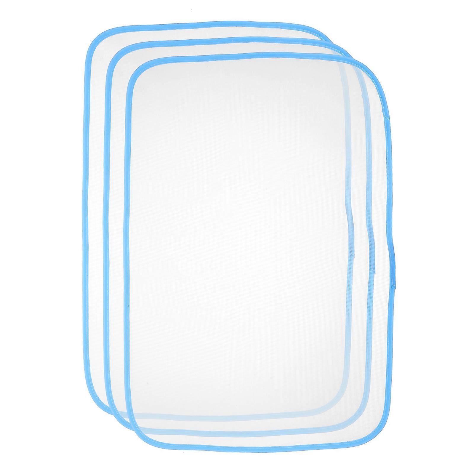 Ironing Pad Protective Insulation Rectangular Shape Polyester Material Prevent Burns For Clothes 3Pcs