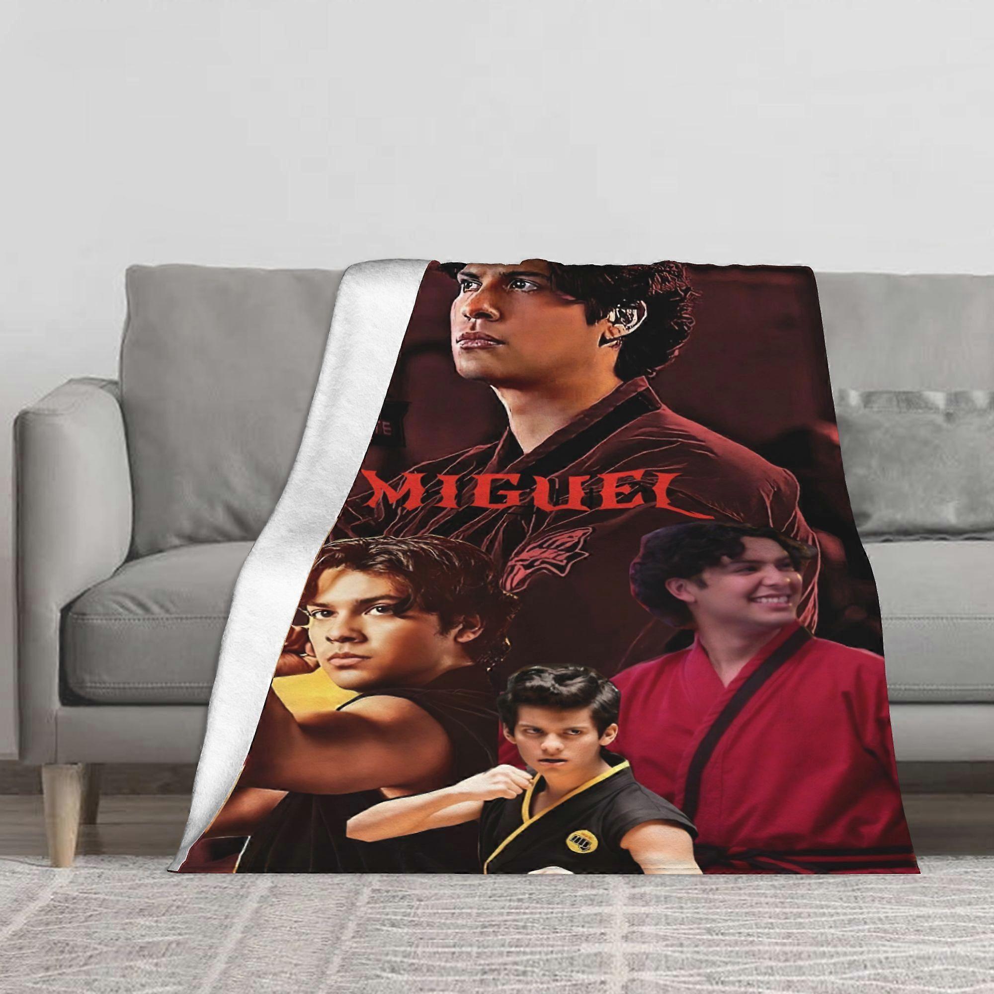 Cobra Kai Series Print Flannel Blanket - Made from selected high-quality flannel, it is warm and comfortable, instantly -QAFGH43