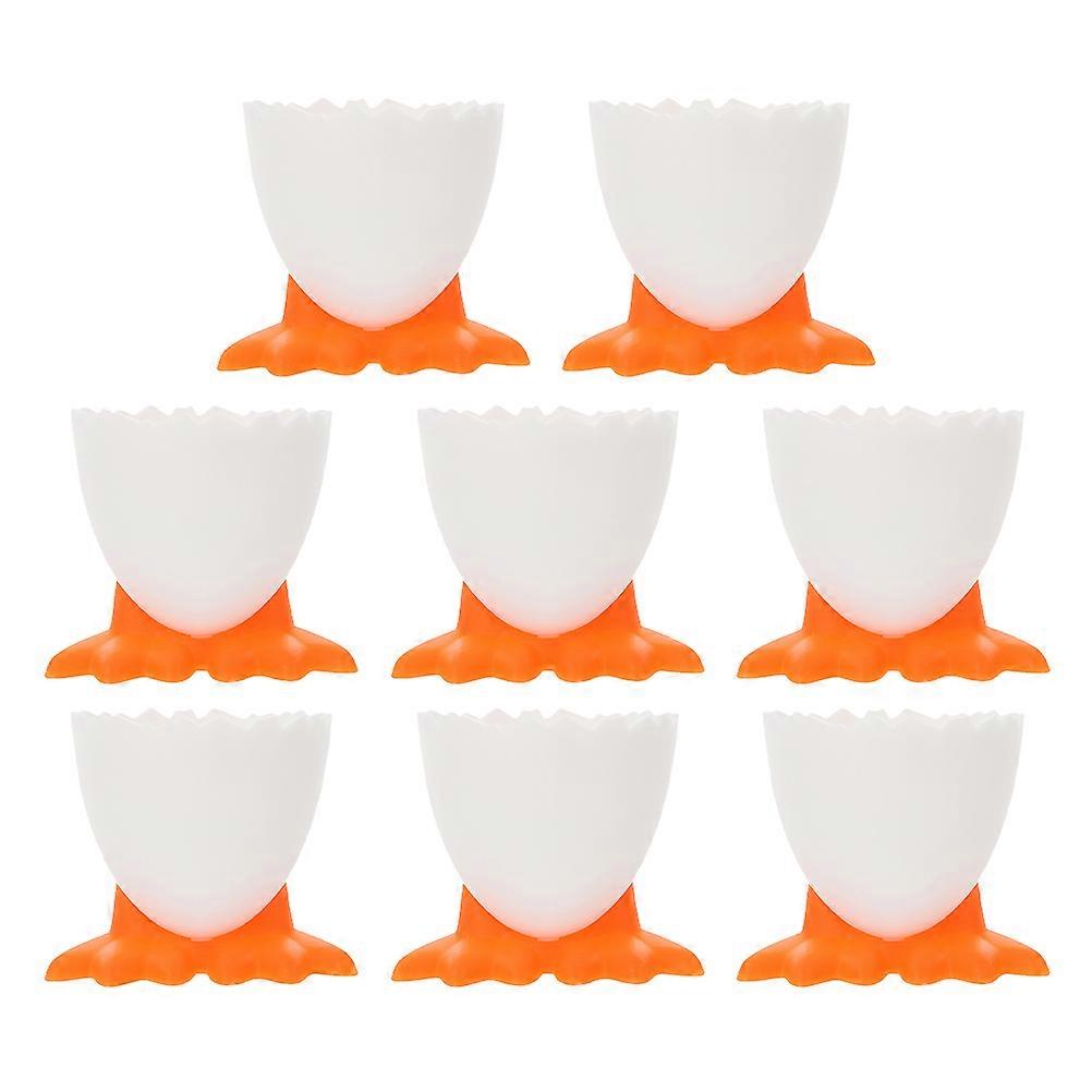 Breakfast Egg Cup Egg Holders for Home 8Pcs Cartoon Design