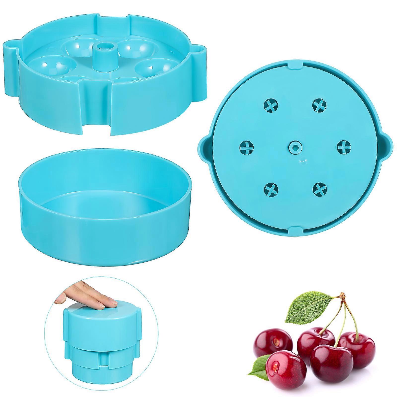 Portable Cherry Pitter Manual Cherry Core Remover Tool 6 Hole