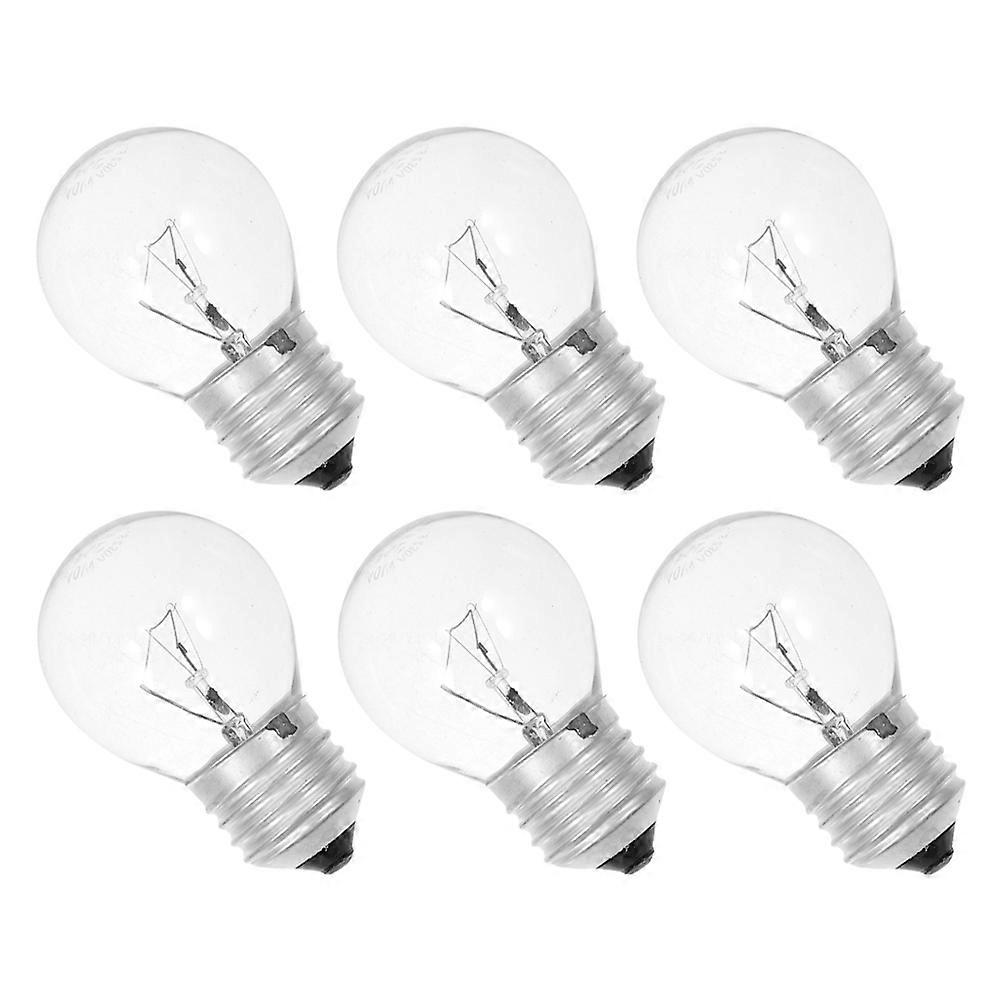 Filament Light Glass Bulbs for Lighting 6Pcs E27 Decorative Bulbs