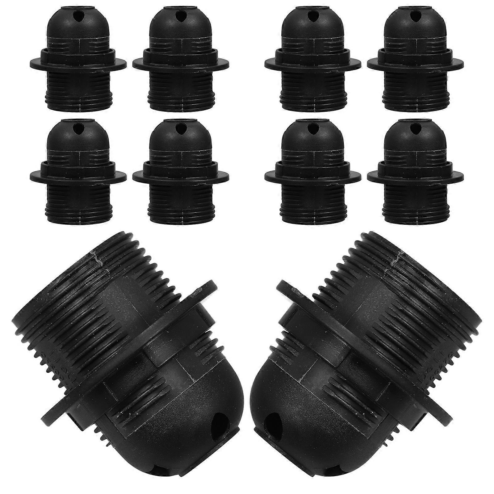 E27 Lamp Holder Socket for Bulb Replacement Threaded Light Socket 10Pcs