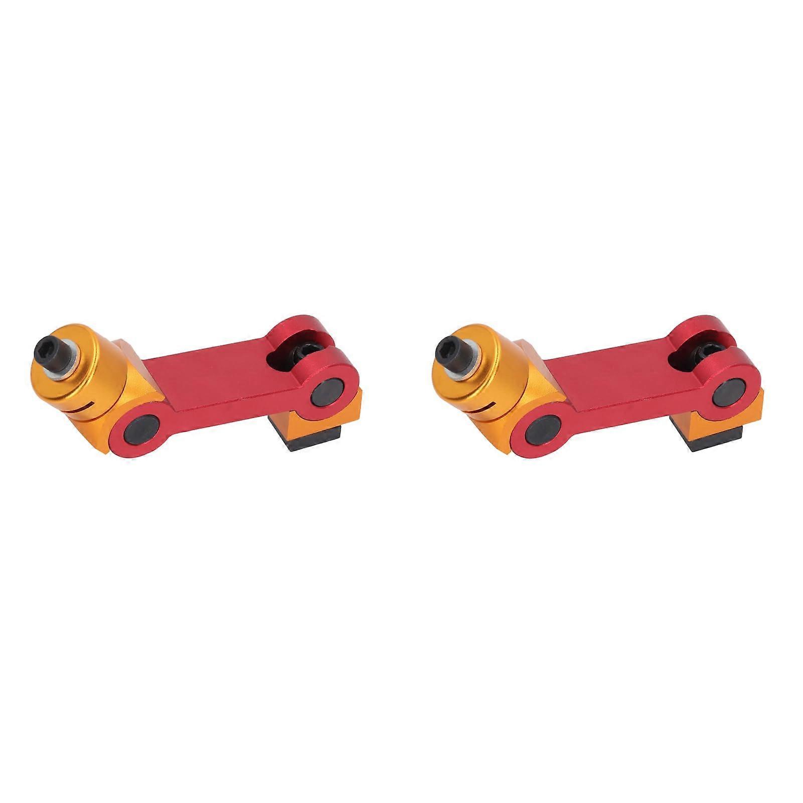 CNC Work Stop Locator 2 Pcs Adjustable Vise Stop for TSlot Milling Precision Positioning Tool
