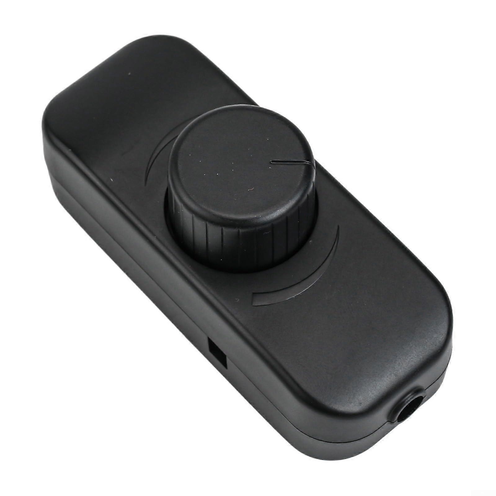 LED Dimmer Switch 12V 24V DC Stepless Brightness Controller Inline for LED Strip Lights Black