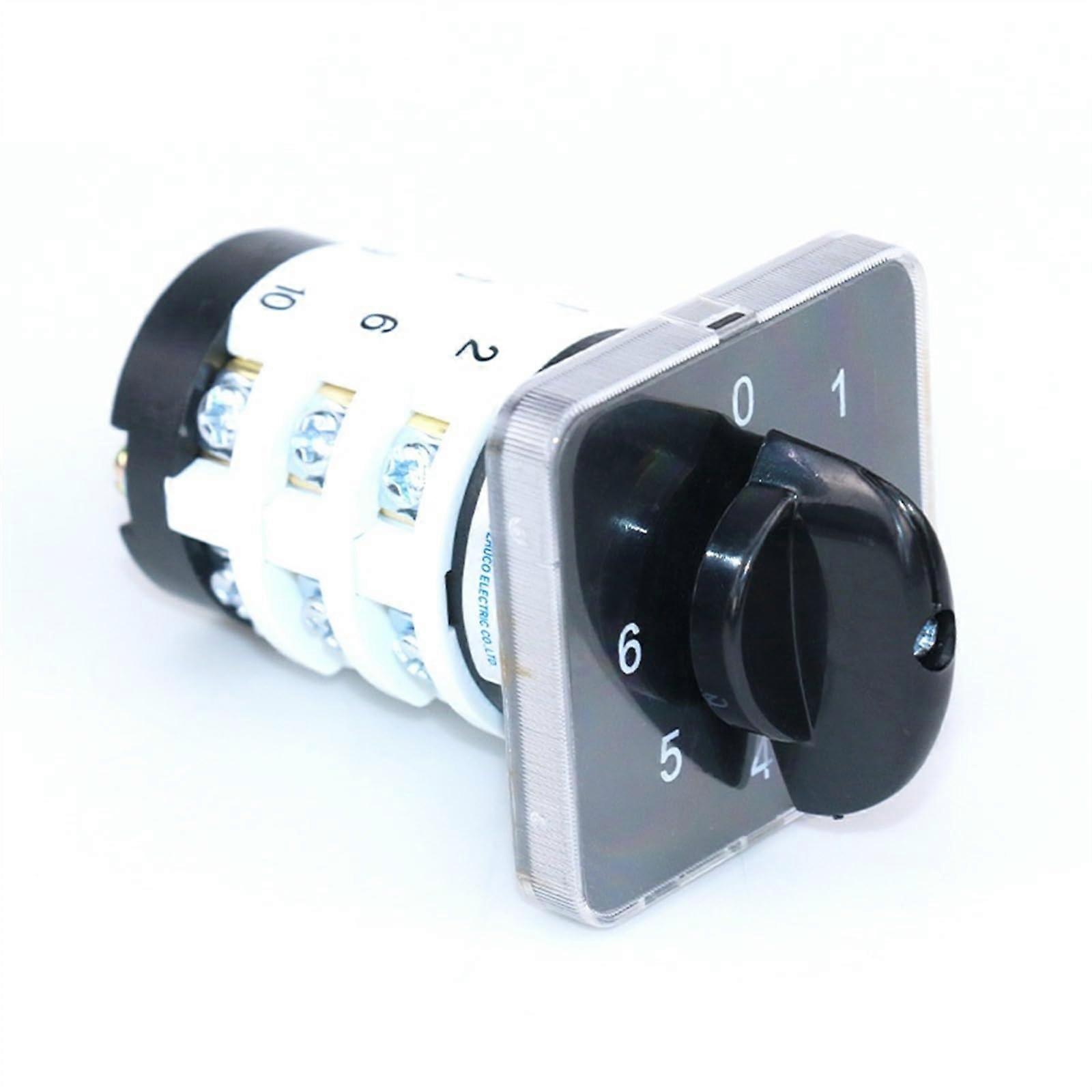 20A 3 Phase Rotary Cam Switch with Durable Rotary Mechanism for Electric Welder 06.3 Position