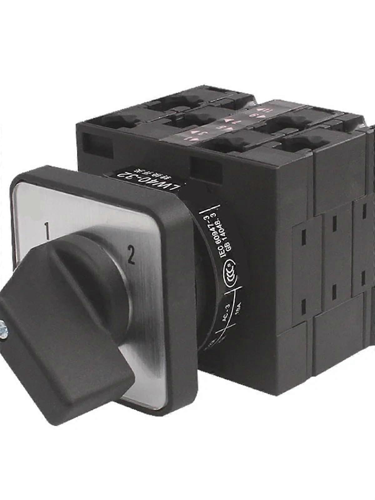 Changeover Rotary Cam Switch LW4232/3 TwoGroup ThreePhase DualPower Motor Changeover 32A 1 Piece