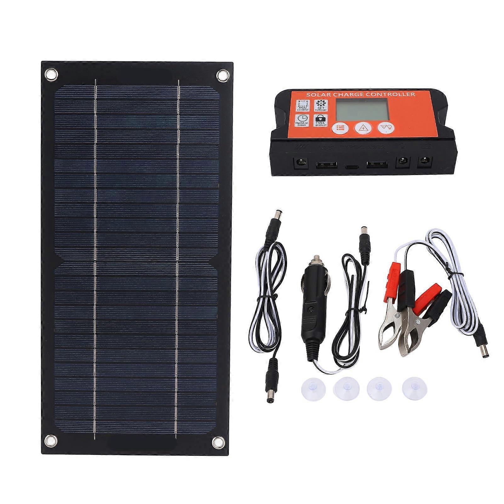 600W Monocrystalline Solar Panel Kit with 100A Controller for RV Camping and OffGrid Power
