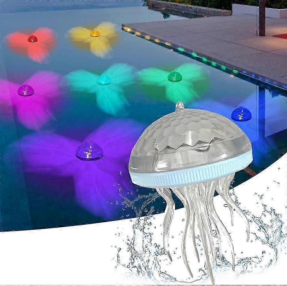 Solar Floating Pool Light, 7 Colors Changing, Waterproof LED Light for Pool & Garden