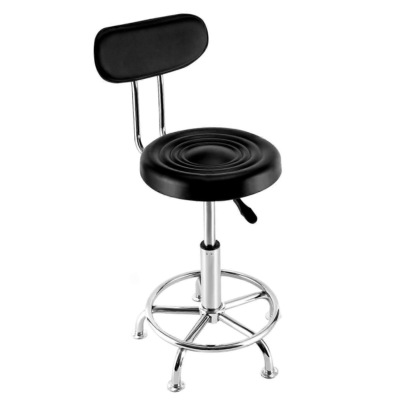 Drafting Swivel Chair with Adjustable Height, Ergonomic Back Support and Footrest for Office or Home