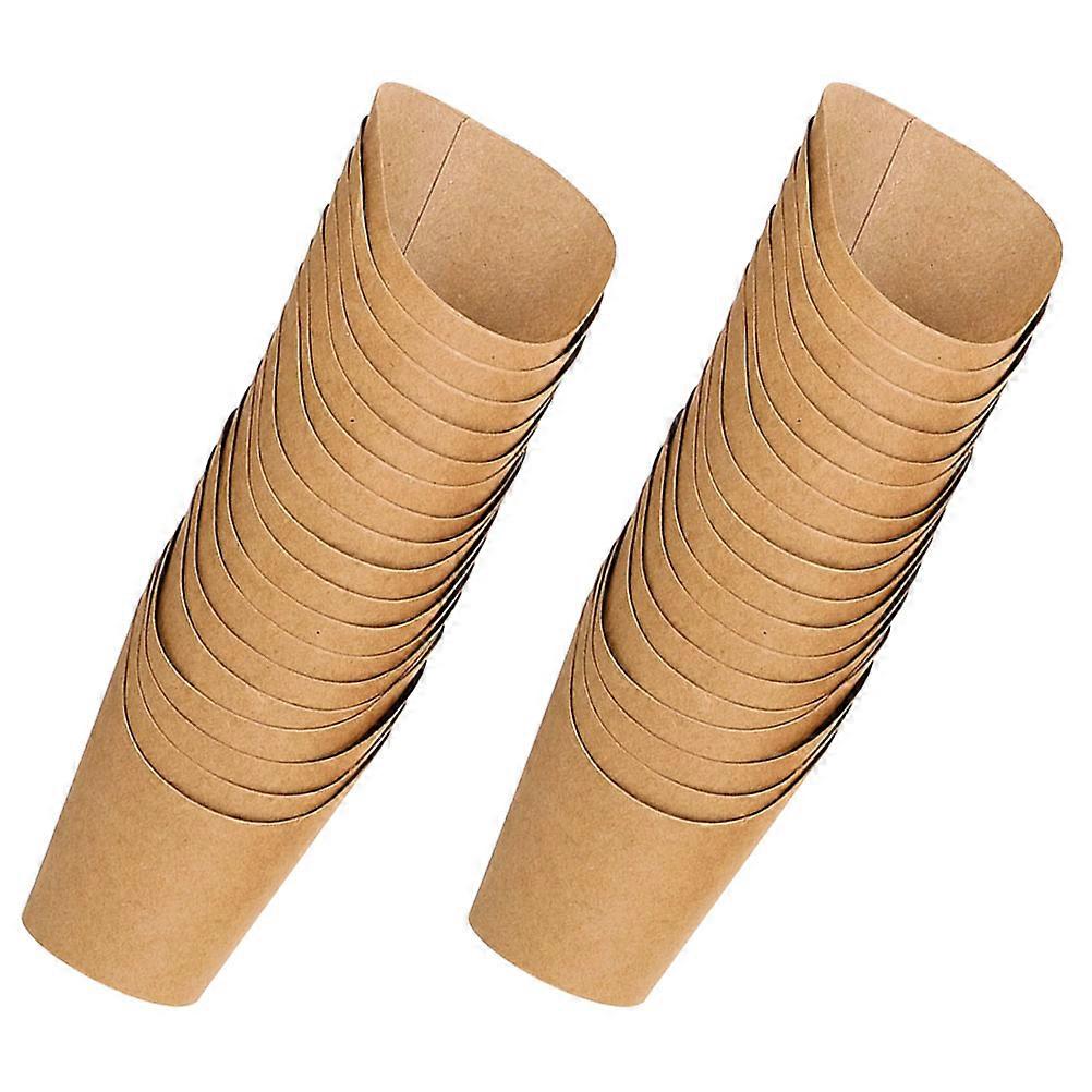 Snack Boxes Snack Container for Storage 100Pcs Kraft Paper Brown Boxes