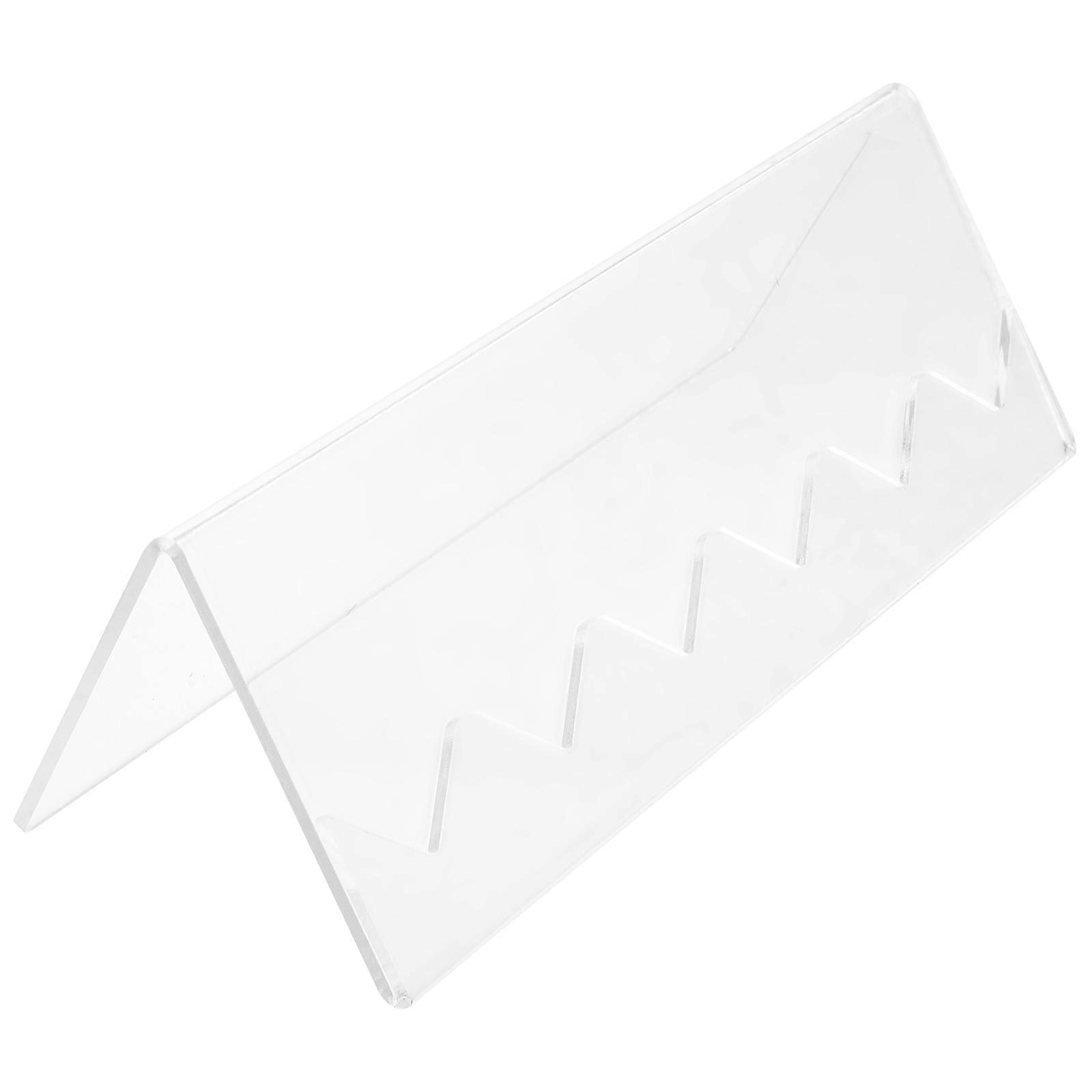 Transparent Coin Display Rack Acrylic Desktop Stand for 3Pcs Coins