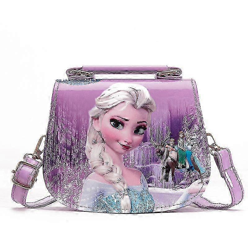 25-26 Frozen 2 Elsa Princess Shoulder Bag Girl Kids Handbag Shopping Bags