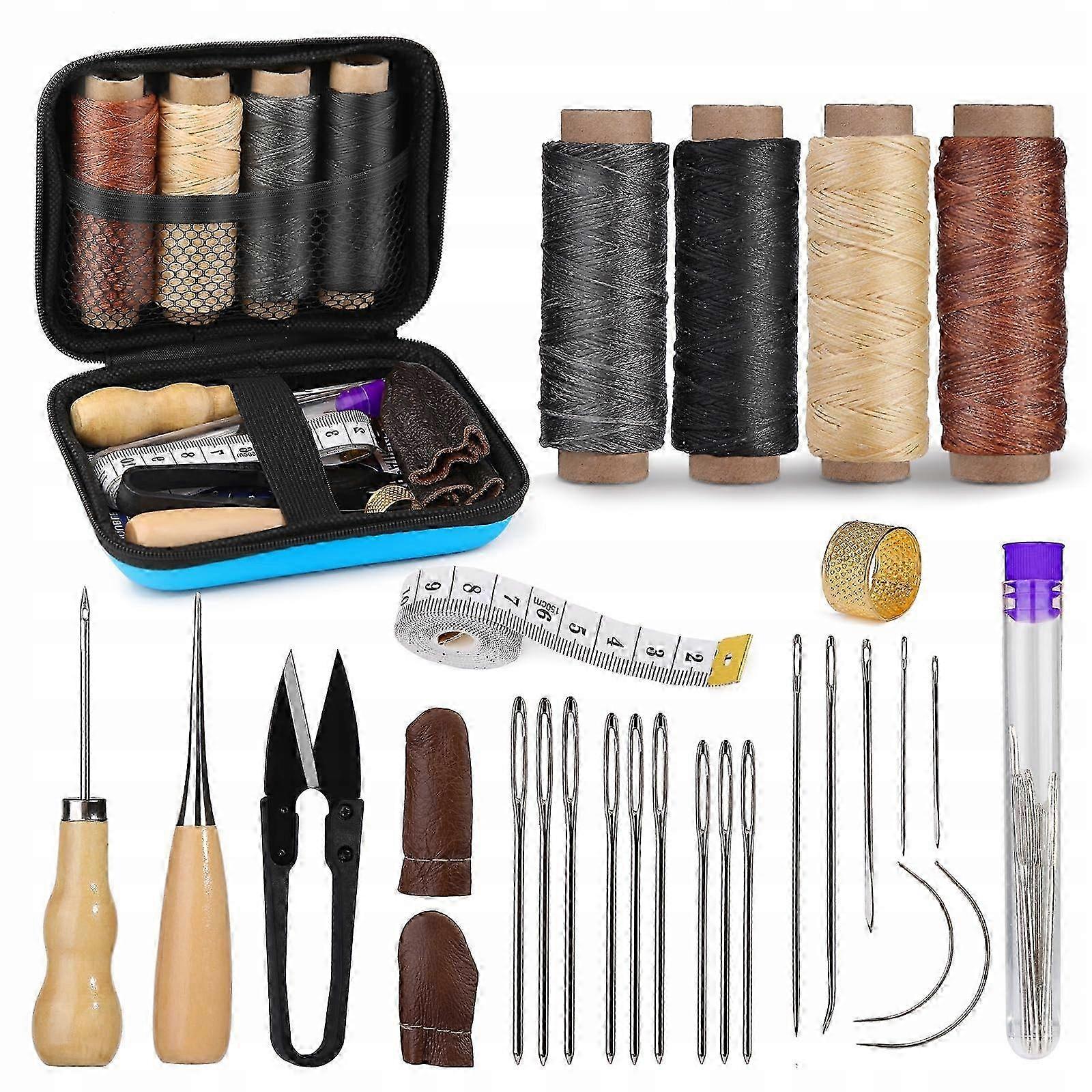 26-27 Craft Kit For Sewing Leather Thread Pouch