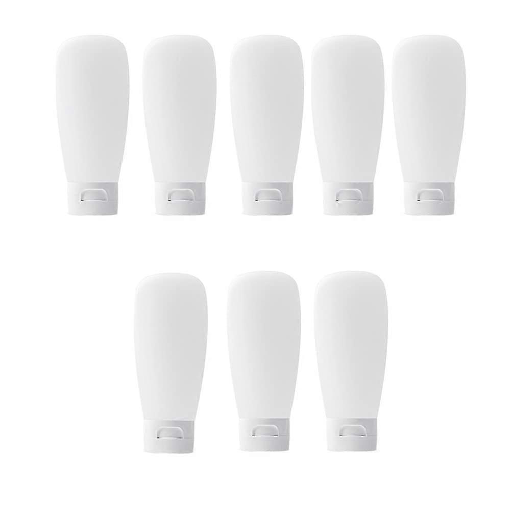 12PCS 150ml Clear Plastic Squeeze Tubes with Flip Cap, LeakProof Refillable Cosmetic Containers
